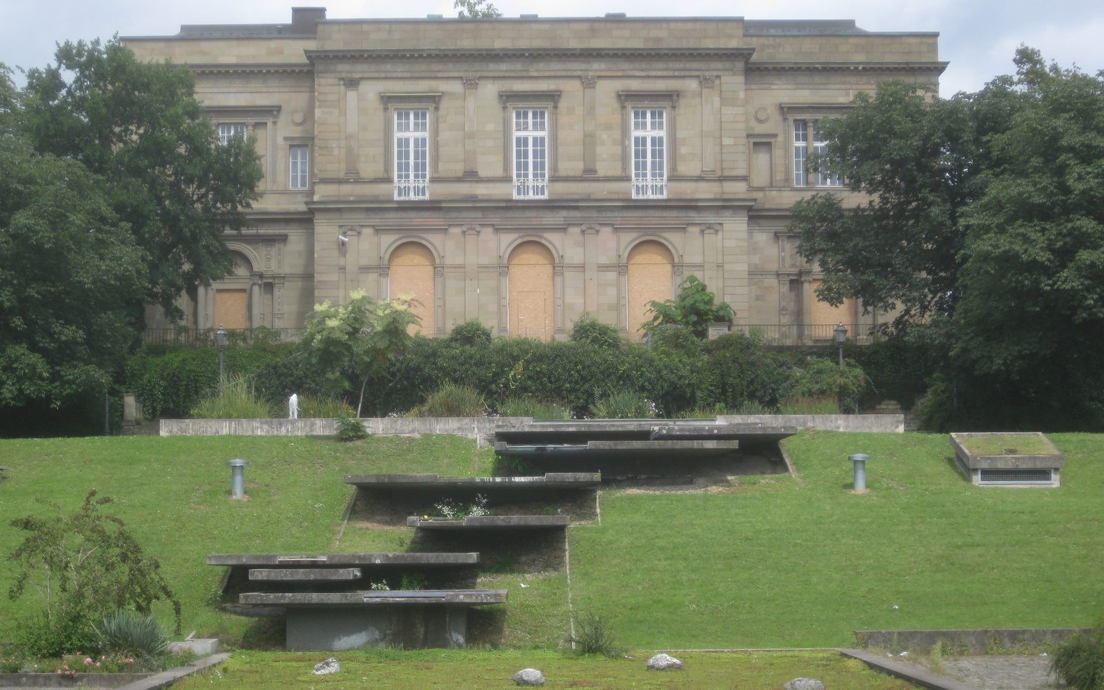 Villa Berg in Stuttgart-Ost - Ansicht von Süden