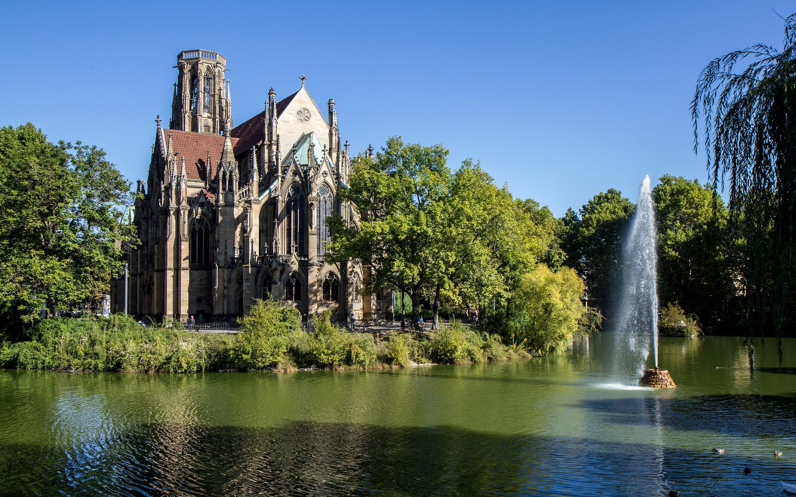 Johanneskirche am Feuersee in Stuttgart-West