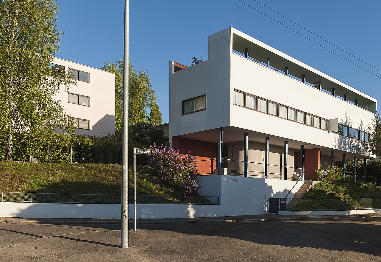 Weißenhofmuseum in der Weißenhofsiedlung Stuttgart - Le-Corbusier-Haus, UNESCO-Welterbe